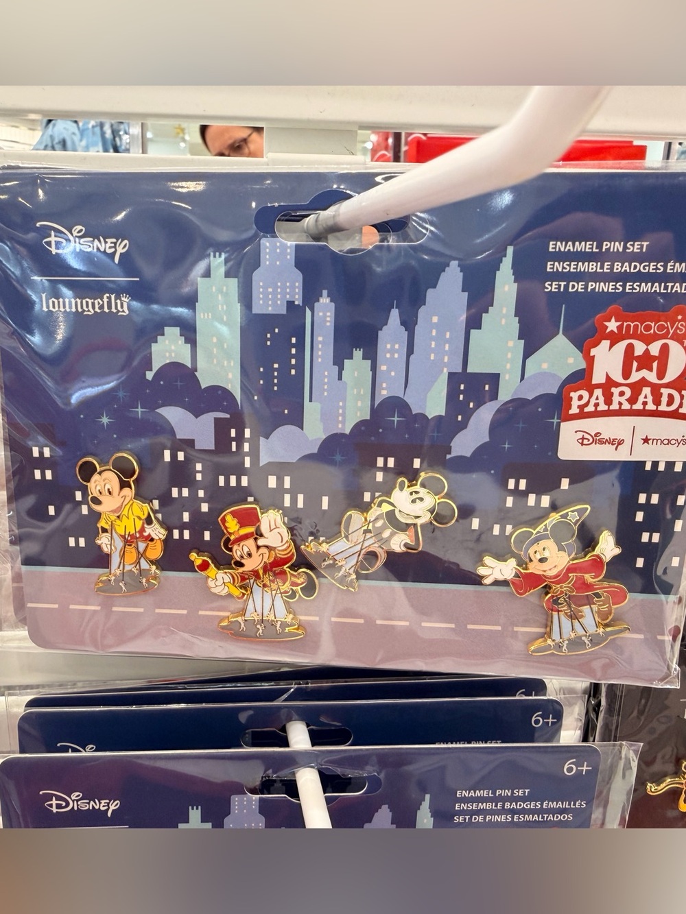 Exclusive Disney / Loungefly Mickey Mouse Enamel Pin Set